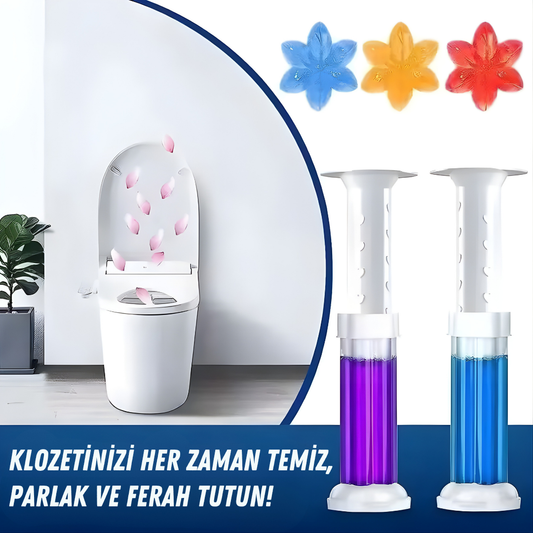 Çiçek Kokulu Tuvalet Temizleyici Jel – Dezenfekte & Kalıcı Ferahlık