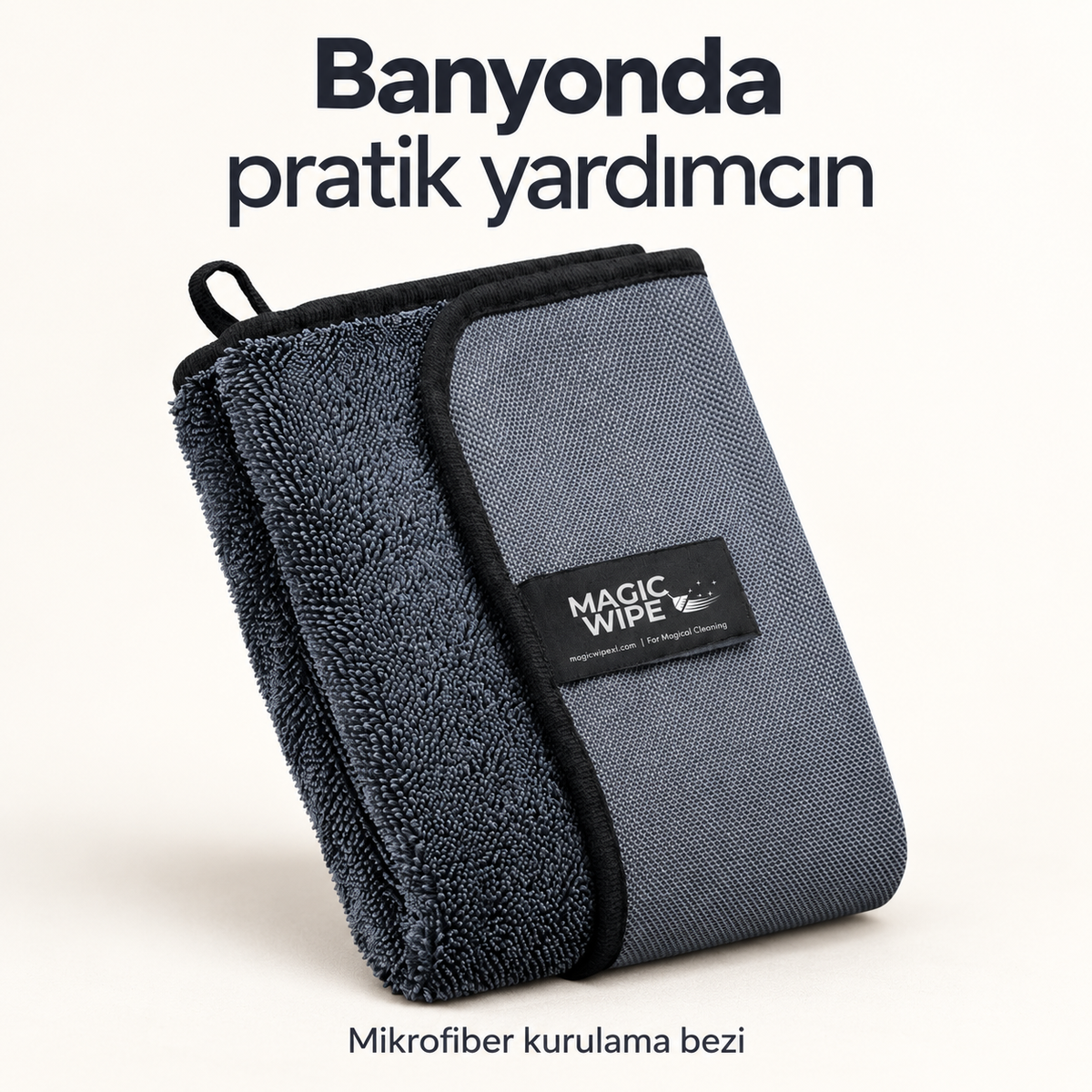 Magic Wipe™ Kirpi Mikrofiber Banyo ve Cam Kurulama Bezi