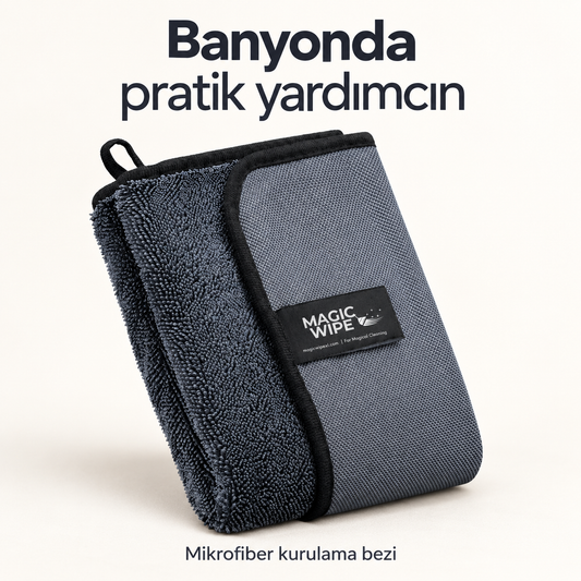 Magic Wipe™ Kirpi Mikrofiber Banyo ve Cam Kurulama Bezi