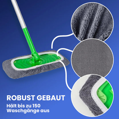 MagicWipe™ Tekrar Kullanılabilir Mop Kılıfı – Ultra Emici & Uzun Ömürlü