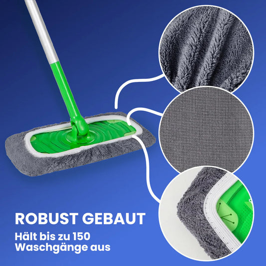 MagicWipe™ Tekrar Kullanılabilir Mop Kılıfı – Ultra Emici & Uzun Ömürlü